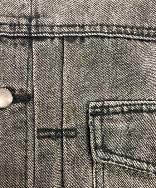 RHC Ron Herman（アールエイチシー ロンハーマン）RHC Ron Herman (アールエイチシー ロンハーマン) ダメージデニムジャケット グレー サイズ:Mの古着・服飾アイテム