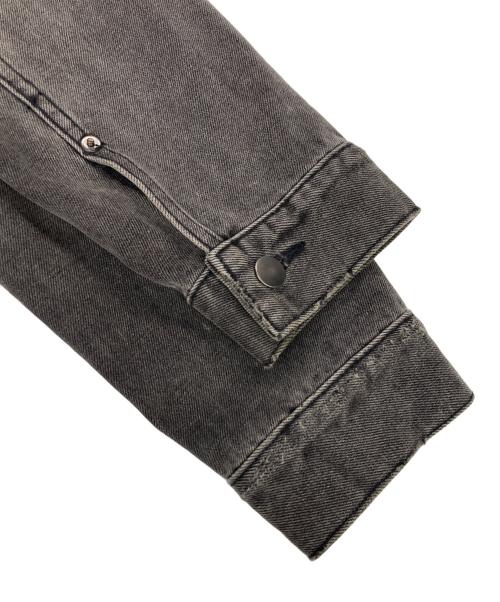 RHC Ron Herman（アールエイチシー ロンハーマン）RHC Ron Herman (アールエイチシー ロンハーマン) ダメージデニムジャケット グレー サイズ:Mの古着・服飾アイテム