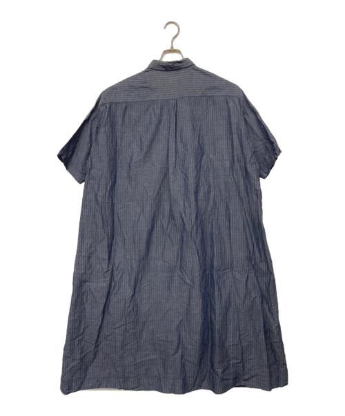 nest Robe（ネストローブ）nest Robe (ネストローブ) コットンリネンワンピース ネイビー サイズ:Fの古着・服飾アイテム