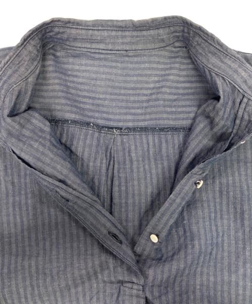 nest Robe（ネストローブ）nest Robe (ネストローブ) コットンリネンワンピース ネイビー サイズ:Fの古着・服飾アイテム