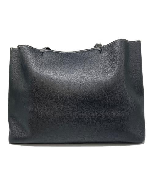 TORY BURCH（トリーバーチ）TORY BURCH (トリーバーチ) パンチングトートバッグ ブラックの古着・服飾アイテム