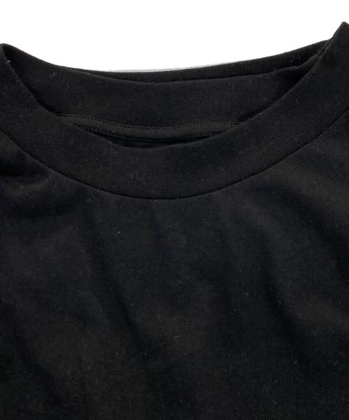 MM6 Maison Margiela（エムエムシックスメゾンマルジェラ）MM6 Maison Margiela (エムエムシックス メゾンマルジェラ) ドッキングカットソー ブラック サイズ:Sの古着・服飾アイテム