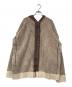A CCORDION (アコーディオン) SQUERE KNITTING ZIP CD ベージュ サイズ:Ｍ：14000円