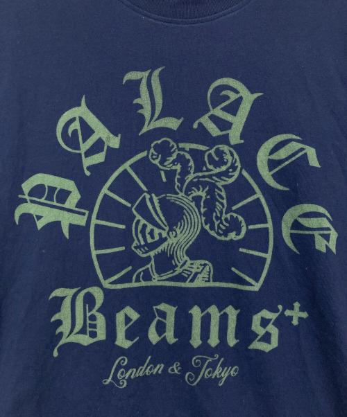 PALACE（パレス）PALACE (パレス) BEAMS PLUS (ビームスプラス) GRAPHIC T-SHIRT ネイビー サイズ:XLの古着・服飾アイテム