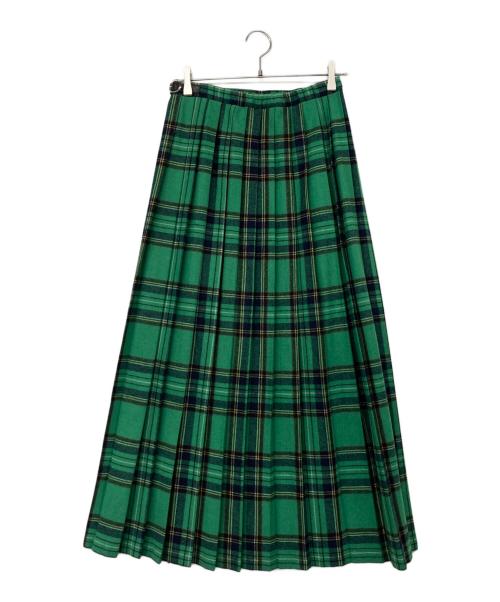 O'NEIL OF DUBLIN（オニールオブダブリン）O'NEIL OF DUBLIN (オニールオブダブリン) チェックスカート グリーン サイズ:F36 US6の古着・服飾アイテム