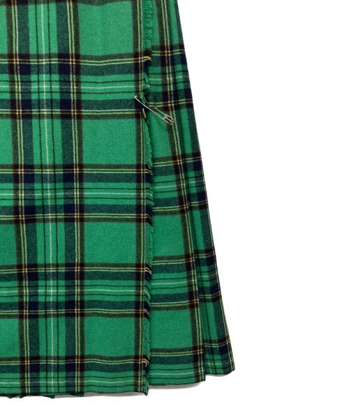O'NEIL OF DUBLIN（オニールオブダブリン）O'NEIL OF DUBLIN (オニールオブダブリン) チェックスカート グリーン サイズ:F36 US6の古着・服飾アイテム