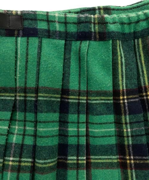 O'NEIL OF DUBLIN（オニールオブダブリン）O'NEIL OF DUBLIN (オニールオブダブリン) チェックスカート グリーン サイズ:F36 US6の古着・服飾アイテム