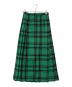 O'NEIL OF DUBLIN（オニールオブダブリン）の古着「チェックスカート」｜グリーン