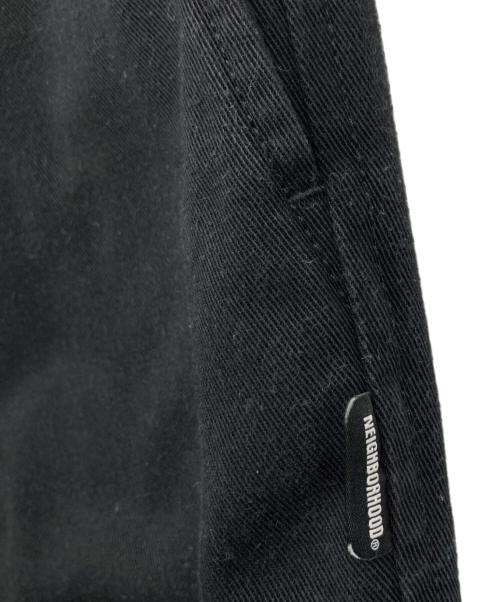 Dickies（ディッキーズ）Dickies (ディッキーズ) NEIGHBORHOOD (ネイバーフッド) NHXDICKIES.TUCK WIDE PANTS ブラック サイズ:Ｍの古着・服飾アイテム