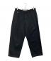 Dickies（ディッキーズ）の古着「NHXDICKIES.TUCK WIDE PANTS」｜ブラック