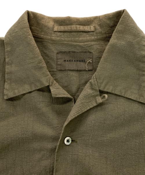 MARKAWARE（マーカウェア）MARKAWARE (マーカウェア) 半袖シャツ オリーブ サイズ:1の古着・服飾アイテム