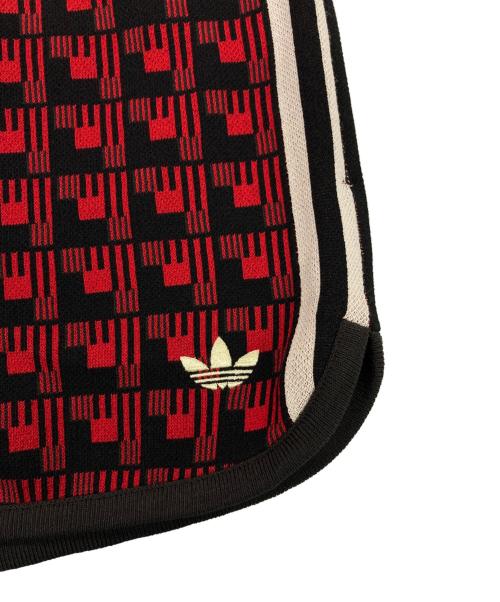 adidas（アディダス）adidas (アディダス) WALES BONNER (ウェールズボナー) ニットショートパンツ レッド サイズ:M 未使用品の古着・服飾アイテム