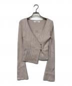 HER LIP TOハーリップトゥ）の古着「Cache-Coeur Knit Pullover」｜ピンク