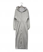 HER LIP TOハーリップトゥ）の古着「Flight Mode Zip Hoodie Dress」｜グレー