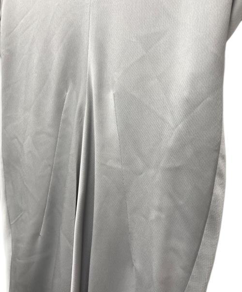 HARUNOBUMURATA（ハルノブ ムラタ）HARUNOBUMURATA (ハルノブ ムラタ) デザインノースリーブブラウス シルバー サイズ:38の古着・服飾アイテム