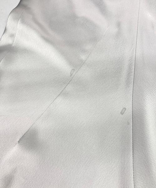 HARUNOBUMURATA（ハルノブ ムラタ）HARUNOBUMURATA (ハルノブ ムラタ) デザインノースリーブブラウス シルバー サイズ:38の古着・服飾アイテム