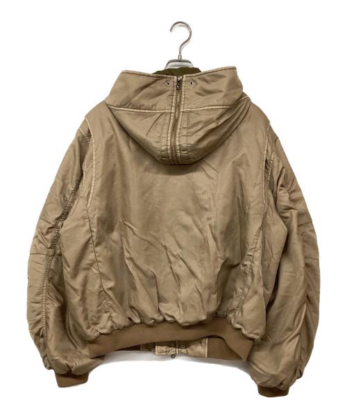 PRANK PROJECT（プランクプロジェクト）PRANK PROJECT (プランクプロジェクト) Hooded Short Bomber Jacket ブラウン サイズ:FREEの古着・服飾アイテム