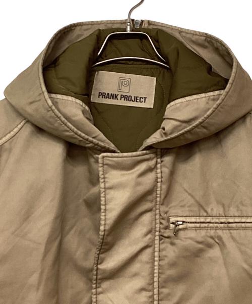 PRANK PROJECT（プランクプロジェクト）PRANK PROJECT (プランクプロジェクト) Hooded Short Bomber Jacket ブラウン サイズ:FREEの古着・服飾アイテム
