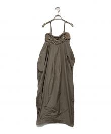 PRANK PROJECT（プランクプロジェクト）の古着「Big Bow Maxi Dress」｜ブラウン