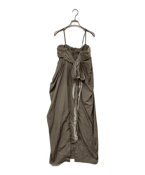 PRANK PROJECT（プランクプロジェクト）PRANK PROJECT (プランクプロジェクト) Big Bow Maxi Dress ブラウン サイズ:FREE 未使用品の古着・服飾アイテム