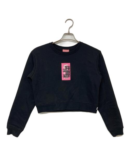 BlackEyePatch（ブラックアイパッチ）BlackEyePatch (ブラックアイパッチ) クルーネックスウェット ブラック サイズ:Sの古着・服飾アイテム