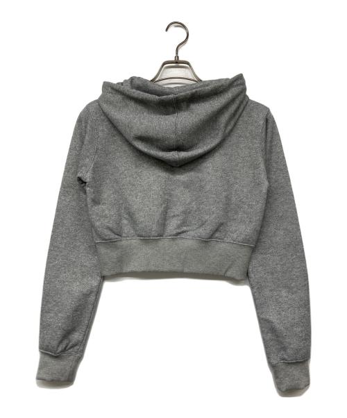 X-GIRL（エックスガール）X-GIRL (エックスガール) GLITTER SWEAT ZIP UP TOP グレー サイズ:S 未使用品の古着・服飾アイテム