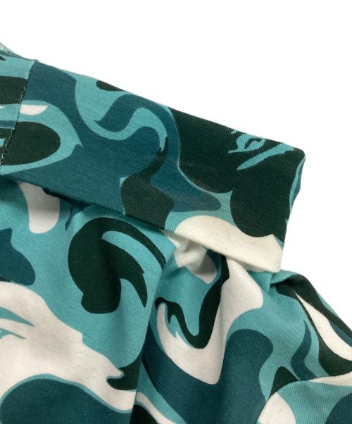 A BATHING APE（ア ベイシング エイプ）A BATHING APE (ア ベイシング エイプ) モックネックカットソー ブルー サイズ:XSの古着・服飾アイテム