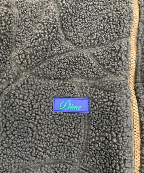 Dime（ダイム）Dime (ダイム) Coverstich Sherpa Fleece グレー サイズ:Lの古着・服飾アイテム