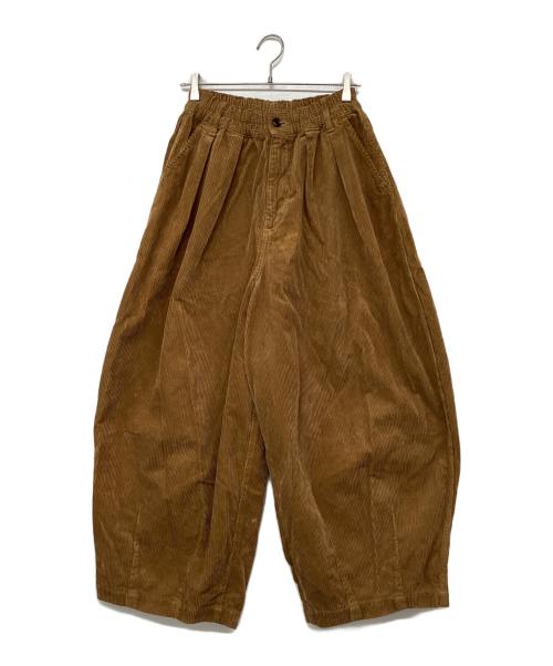 HARVESTY（ハーベスティー）HARVESTY (ハーベスティー) コーデュロイサーカスパンツ ブラウン サイズ:2の古着・服飾アイテム