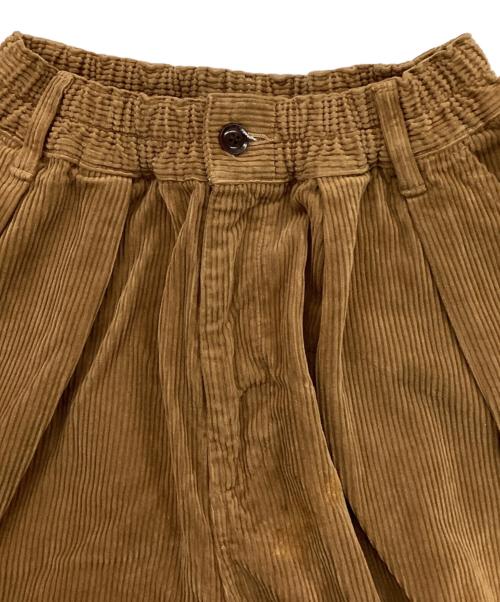 HARVESTY（ハーベスティー）HARVESTY (ハーベスティー) コーデュロイサーカスパンツ ブラウン サイズ:2の古着・服飾アイテム
