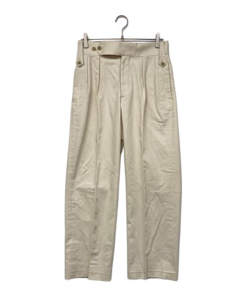 Tangent（タンジェント）Tangent (タンジェント) ブリティッシュアーミー コットンサージ グルカパンツ ホワイト サイズ:44の古着・服飾アイテム