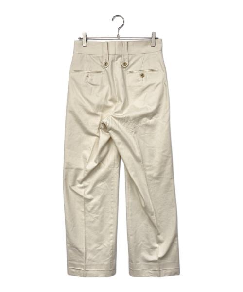 Tangent（タンジェント）Tangent (タンジェント) ブリティッシュアーミー コットンサージ グルカパンツ ホワイト サイズ:44の古着・服飾アイテム