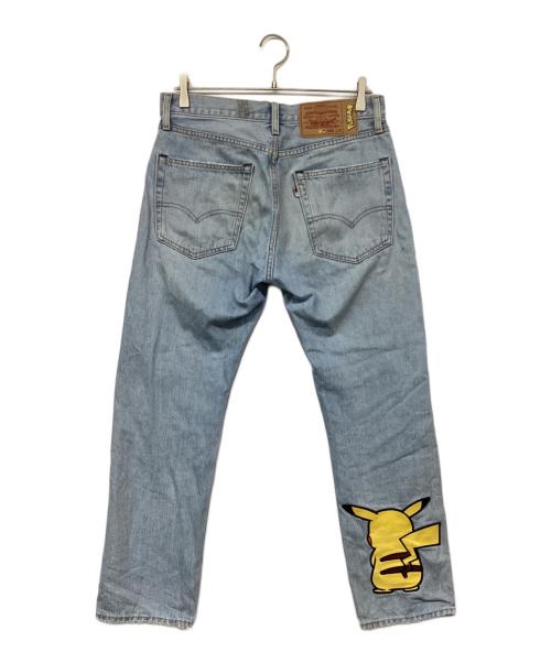 LEVI'S（リーバイス）LEVI'S (リーバイス) POKEMON (ポケモン) ポケモンコラボデニムパンツ ブルー サイズ:W30L30の古着・服飾アイテム