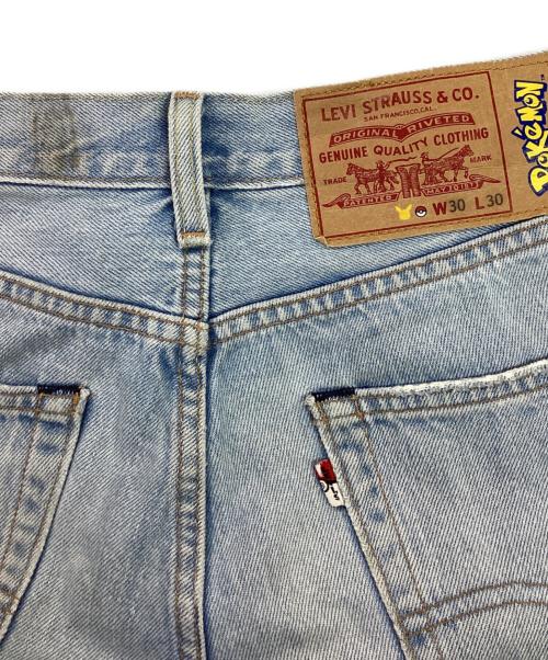 LEVI'S（リーバイス）LEVI'S (リーバイス) POKEMON (ポケモン) ポケモンコラボデニムパンツ ブルー サイズ:W30L30の古着・服飾アイテム