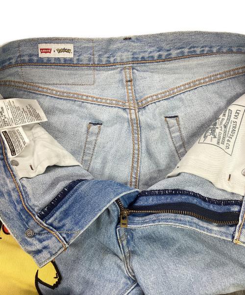 LEVI'S（リーバイス）LEVI'S (リーバイス) POKEMON (ポケモン) ポケモンコラボデニムパンツ ブルー サイズ:W30L30の古着・服飾アイテム