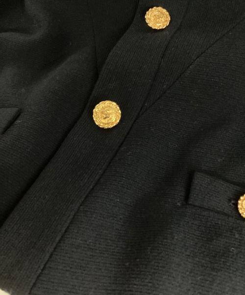 CHANEL（シャネル）CHANEL (シャネル) ココマークセットアップスーツ ネイビー サイズ:38の古着・服飾アイテム