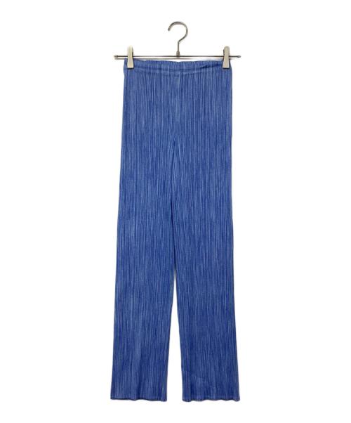 PLEATS PLEASE（プリーツプリーズ）PLEATS PLEASE (プリーツプリーズ) プリーツパンツ ブルー サイズ:1の古着・服飾アイテム