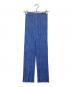 PLEATS PLEASE（プリーツプリーズ）の古着「プリーツパンツ」｜ブルー