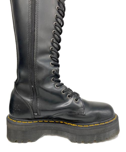 Dr.Martens（ドクターマーチン）Dr.Martens (ドクターマーチン) 20ホールロングブーツ ブラック サイズ:UK5の古着・服飾アイテム
