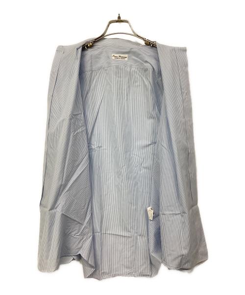 anna matuozzo（アンナマトッツォ）anna matuozzo (アンナマトッツォ) ストライプシャツ スカイブルー サイズ:39の古着・服飾アイテム