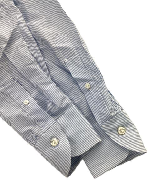 anna matuozzo（アンナマトッツォ）anna matuozzo (アンナマトッツォ) ストライプシャツ スカイブルー サイズ:39の古着・服飾アイテム