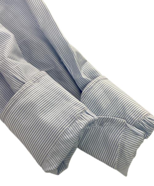 anna matuozzo（アンナマトッツォ）anna matuozzo (アンナマトッツォ) ストライプシャツ スカイブルー サイズ:39の古着・服飾アイテム