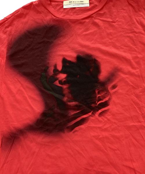 1017 ALYX 9SM（テンセブンティーン アリクス ナインエスエム）1017 ALYX 9SM (アリクス) ロングスリーブカットソー レッド サイズ:Lの古着・服飾アイテム
