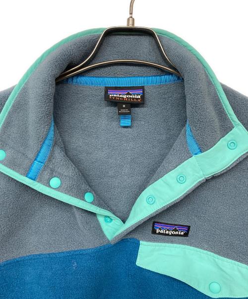 Patagonia（パタゴニア）Patagonia (パタゴニア) Lightweight Synchilla Snap-T Pullover ブルー サイズ:Mの古着・服飾アイテム