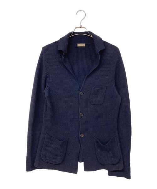 Cruciani（クルチアーニ）CRUCIANI (クルチアーニ) コットンニットジャケット ネイビー サイズ:46の古着・服飾アイテム