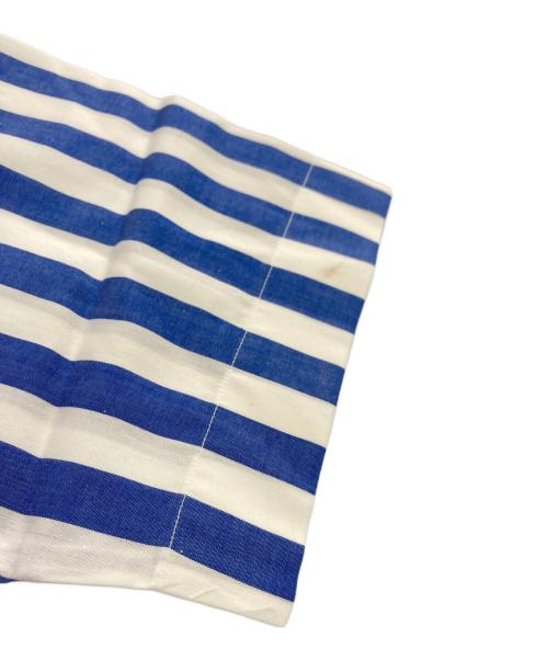 CELINE（セリーヌ）CELINE (セリーヌ) S/Sストライプシャツ ブルー サイズ:37の古着・服飾アイテム