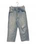 COMOLI（コモリ）の古着「ブリーチデニム5Pパンツ」｜ブルー