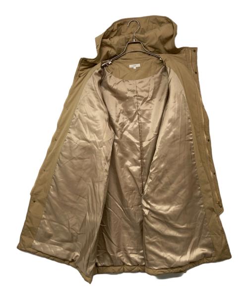 YORI（ヨリ）yori (ヨリ) 中綿フーデッドコート ベージュ サイズ:36の古着・服飾アイテム