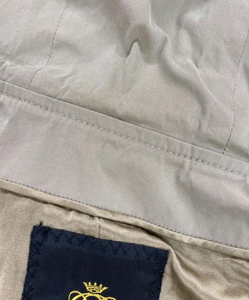 DRAWER（ドゥロワー）DRAWER (ドゥロワー) シルク混フーデッドコート ベージュ サイズ:36の古着・服飾アイテム