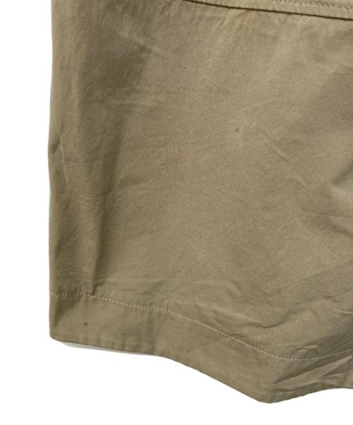 DRAWER（ドゥロワー）DRAWER (ドゥロワー) シルク混フーデッドコート ベージュ サイズ:36の古着・服飾アイテム